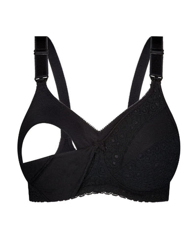 Triumph Lace Maternity Wire-free Bra - Black Bras