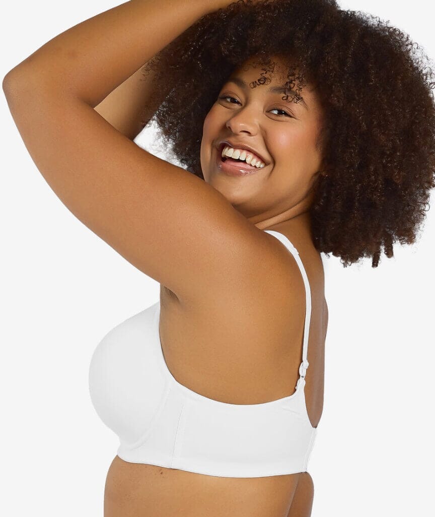 Leading Lady Brigitte Lightly Padded Contour Underwired Bra - White Bras 