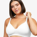Leading Lady Brigitte Molded Padded Seamless Wire-free Bra - White