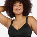 Leading Lady The Aurora Lightly Lined Microfiber Wire-free Bra - Black