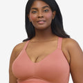 Leading Lady The Aurora Lightly Lined Microfiber Wire-free Bra - Canyon Clay