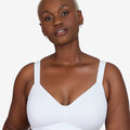 Leading Lady The Aurora Lightly Lined Microfiber Wire-free Bra - White