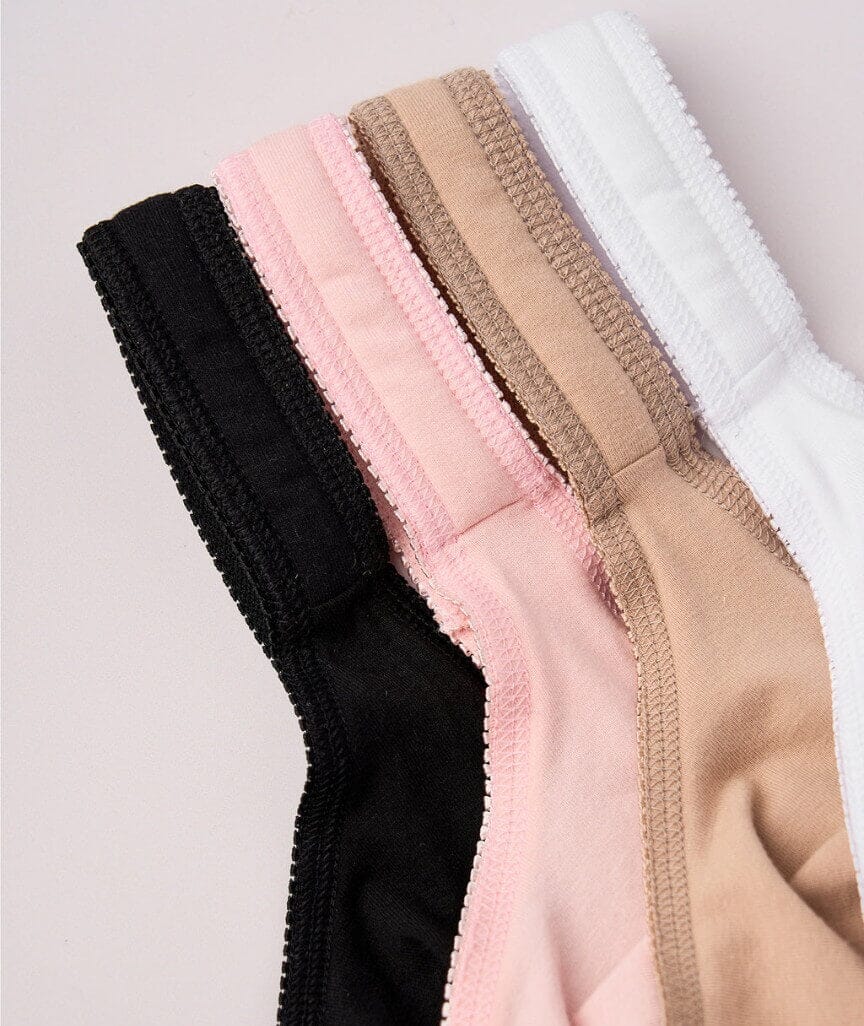 Leading Lady The Meryl Cotton Front Opening Wire-free Leisure Bra - Soft Pink Bras 