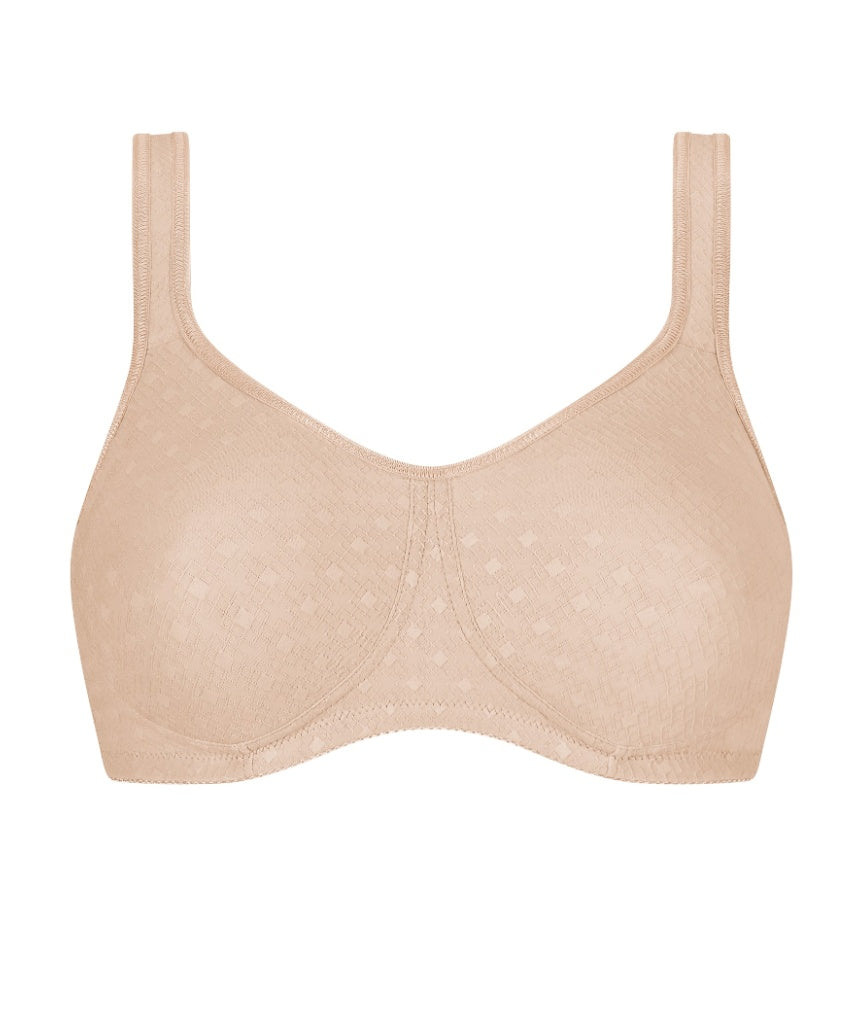 Amoena Tiana Wire-Free Bra - Sand