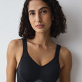 Triumph Triaction Cardio Flow Wire-free Sports Bra - Black