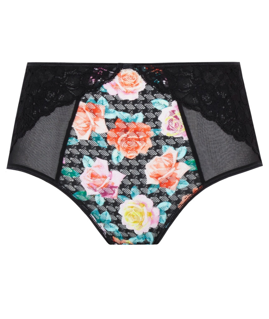 Panache Envy Deep Brief - Black Rose