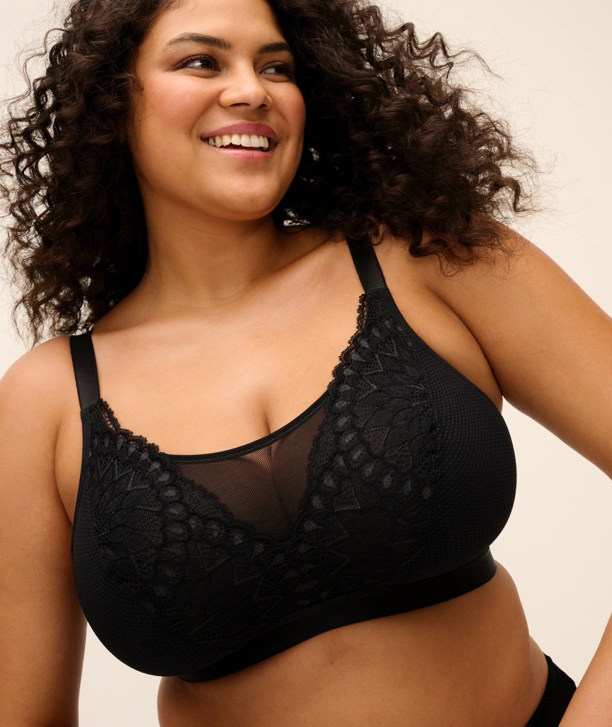 Elomi Tiernie Non Wired Bralette - Black