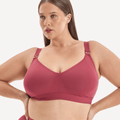 Nala Maternity Comfort Wirefree Bralette Bra - Burnt Fig