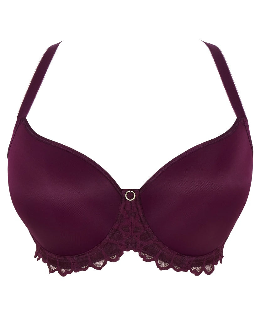 Panache Allure Underwired Spacer Bra - Plum