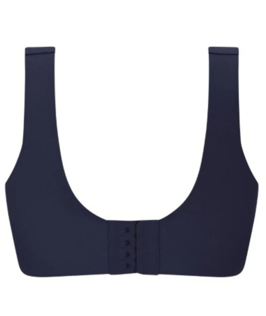 Amoena Linda Wire-Free Bra - Dark Blue