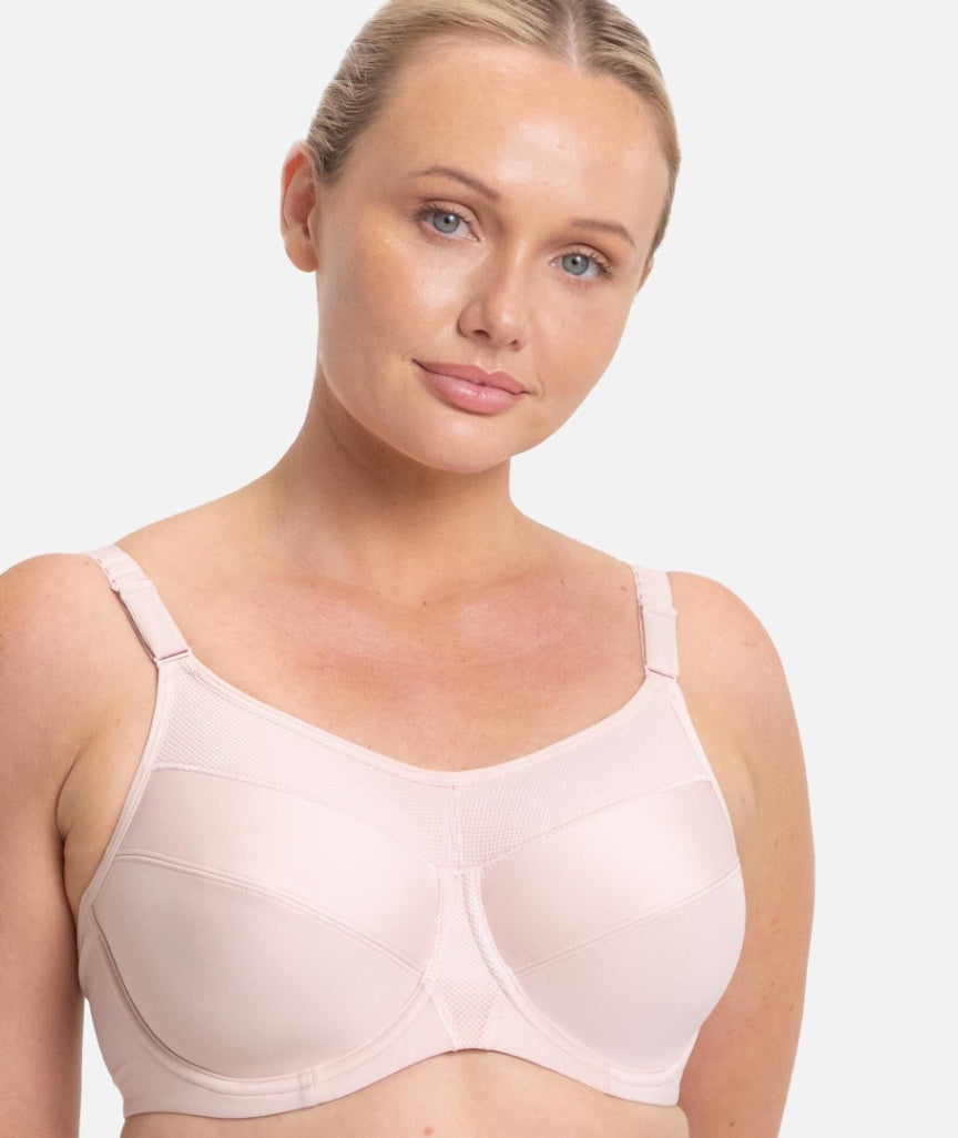 Triumph Triaction Ultra Underwired Sports Bra - Fig Pink