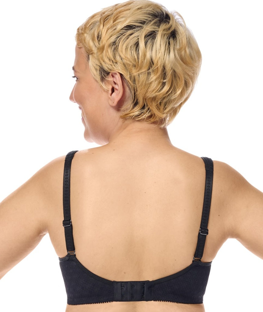 Amoena Tiana Wire-Free Bra - Black