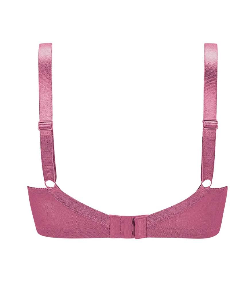 Amoena Nancy Wire-Free Bra - Dark Rouge