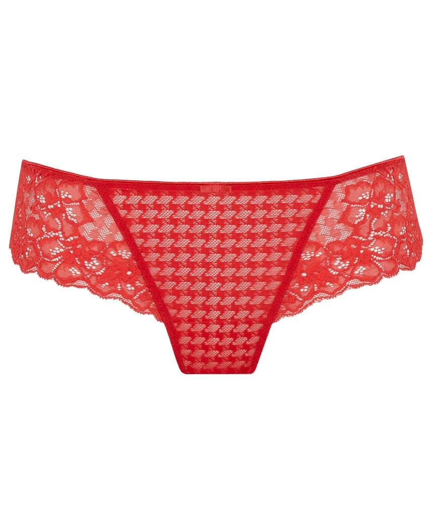 Panache Envy Brazilian Brief - Poppy Red