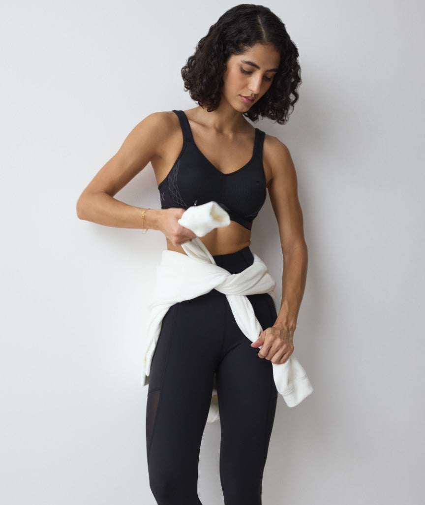 Triumph Triaction Cardio Flow Wire-free Sports Bra - Black