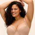 Elomi Nerina Underwire Stretch Plunge Bra - Sahara