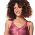 Amoena Nancy Wire-Free Bra - Dark Rouge