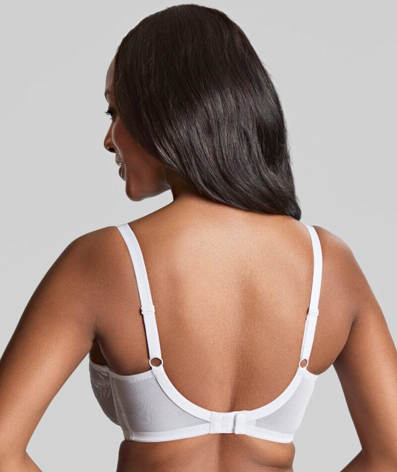 Panache Tango Underwired Balconnet Bra - White Bras 