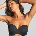 Panache 365 Strapless Underwired Bra - Black