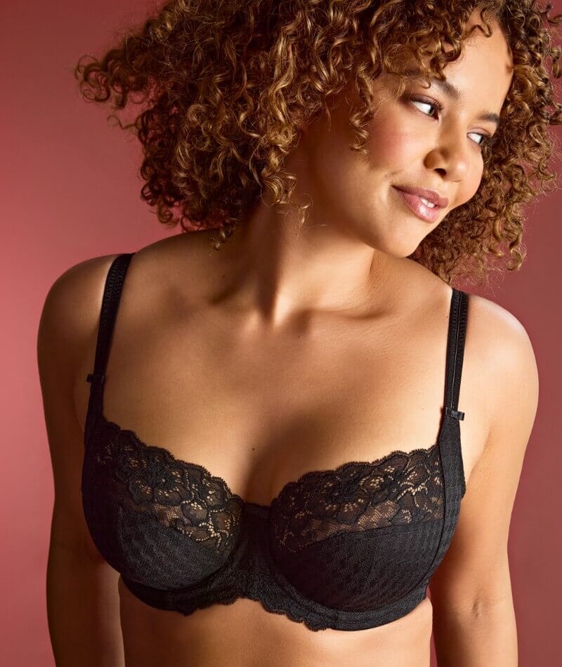 Panache Envy Full Cup Underwire Bra - Black Bras 