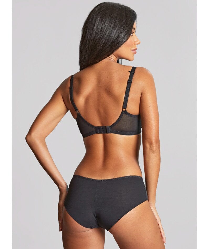 Panache Cari Moulded Spacer Underwired T-Shirt Bra - Black Bras 