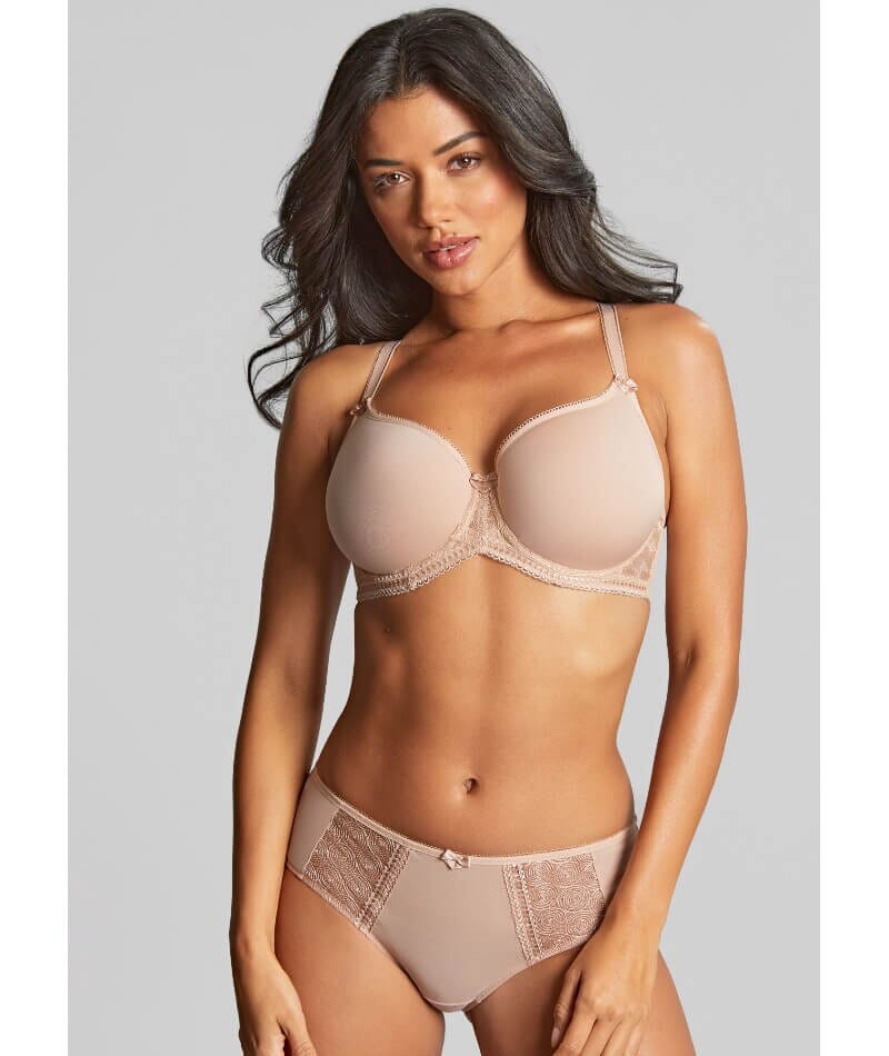 Panache Cari Moulded Spacer Underwired T-Shirt Bra - Champagne Bras 