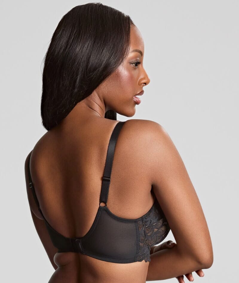 Panache Allure Underwired Full Cup Bra - Black/Latte Bras 