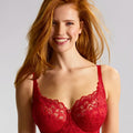 Panache Allure Underwired Full Cup Bra - True Red