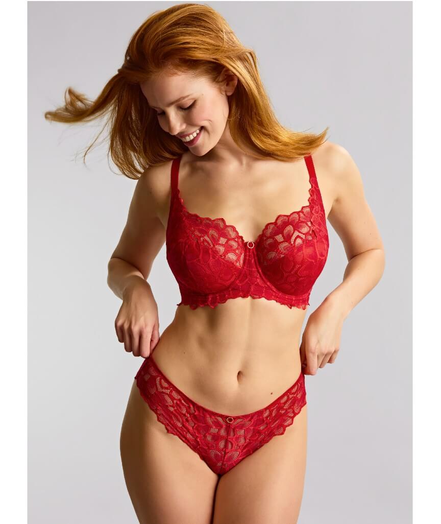 Panache Allure Underwired Full Cup Bra - True Red