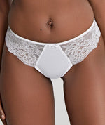 Panache Ana Thong - White Knickers 