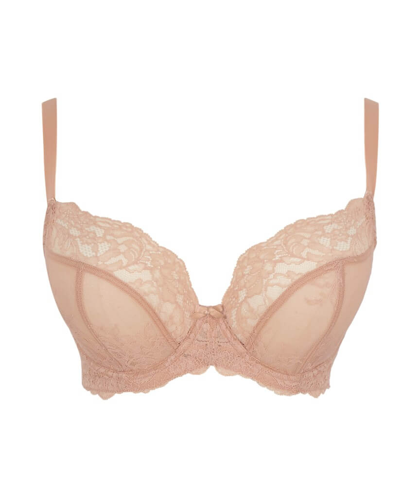 Panache Ana Underwired Plunge Bra - Honey