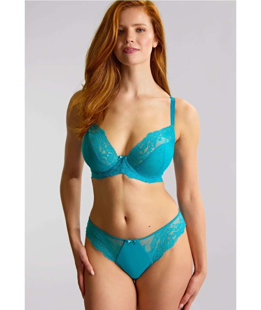 Panache Ana Underwired Plunge Bra - Ocean Blue