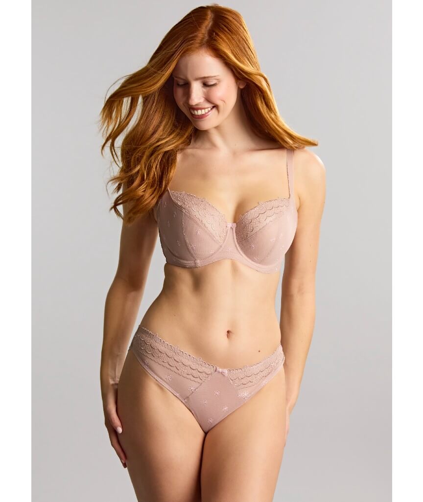 Panache Blossom Balconnet Bra - Taupe