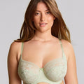Panache Celeste Underwired Balcony Bra - Pistachio