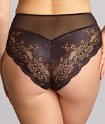 Panache Clara Deep Brief - Charcoal/Black