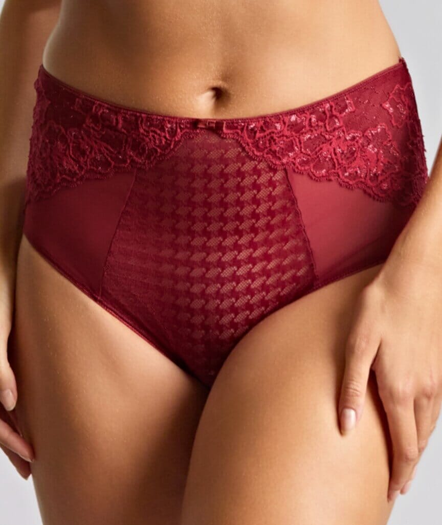 Panache Envy Deep Brief - Sparkling Cherry Knickers 