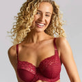 Panache Envy Full Cup Underwire Bra - Sparkling Cherry