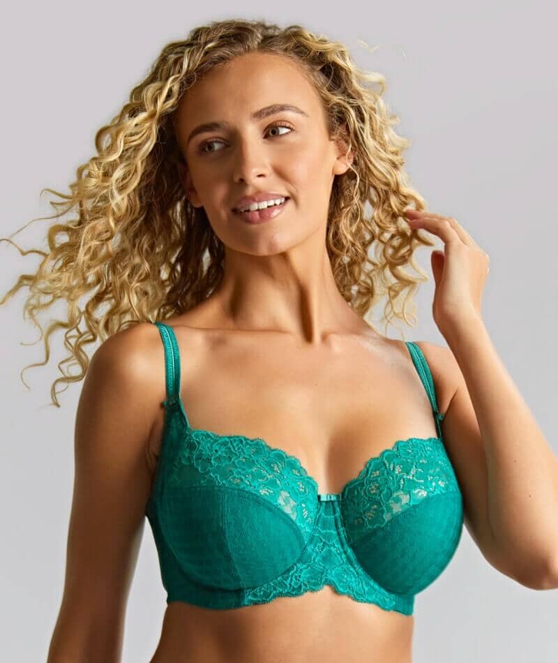 Panache Envy Full Cup Underwire Bra - Teal Bras 