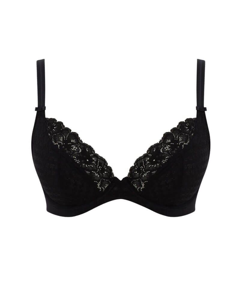 Panache Envy Plunge Underwire Bra - Black Bras 