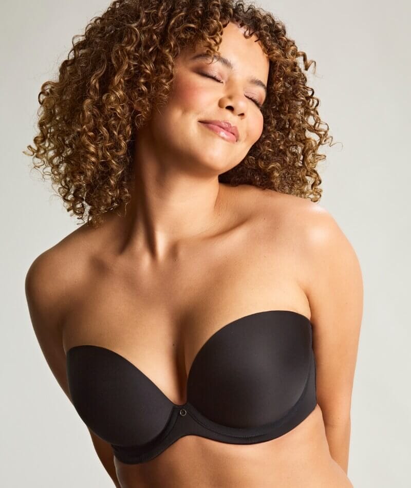 Panache Faith Moulded Strapless Bra - Noir Bras 