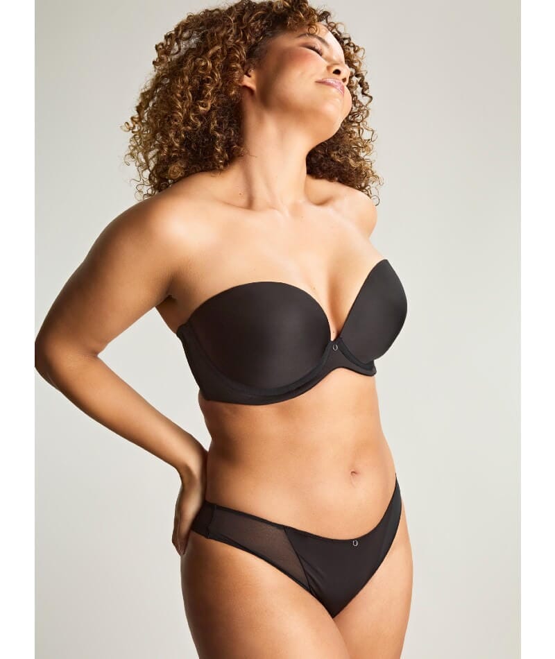 Panache Faith Moulded Strapless Bra - Noir Bras 