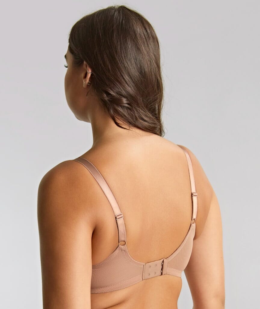 Panache Nina Underwired Balconette Bra - Mocha Bras 