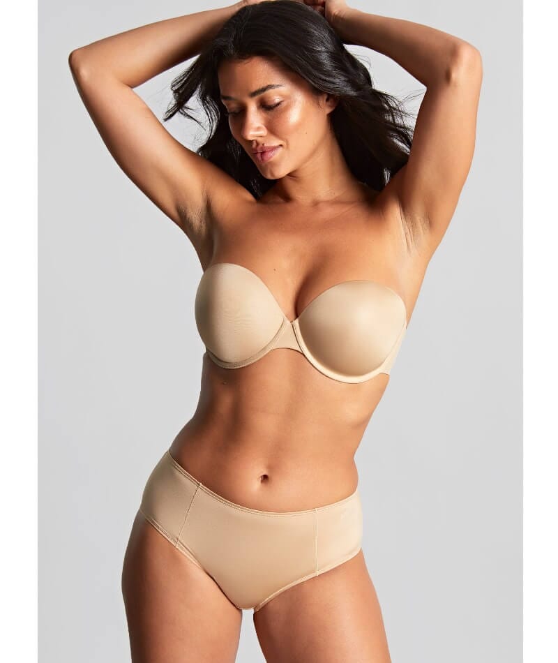 Panache Porcelain Elan Underwired Strapless Bra - Nude Bras 
