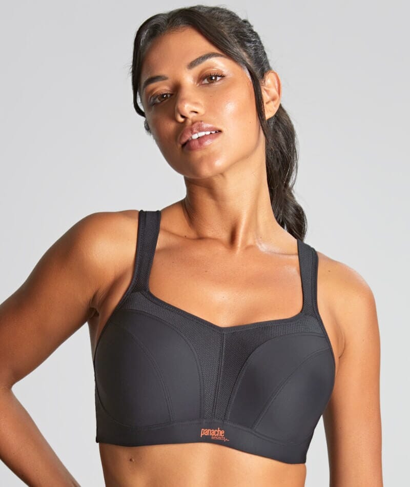 Panache Sport Power Underwired Sports Bra - Black Bras 