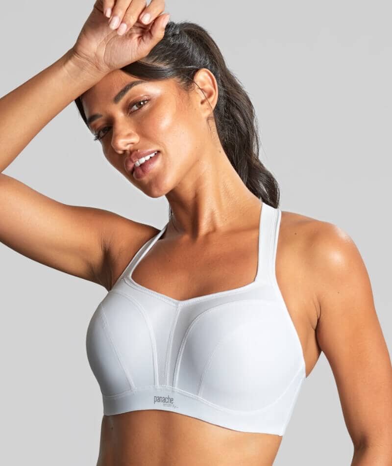 Panache Sport Power Underwired Sports Bra - White Bras 