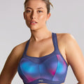 Panache Sport Power Underwired Sports Bra - Ombre Print/Ink