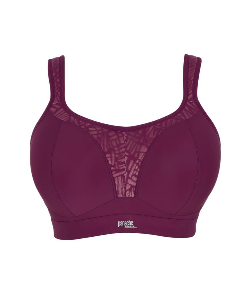 Panache Sport Boundless Wire-free Sports Bra - Berry/Chalk