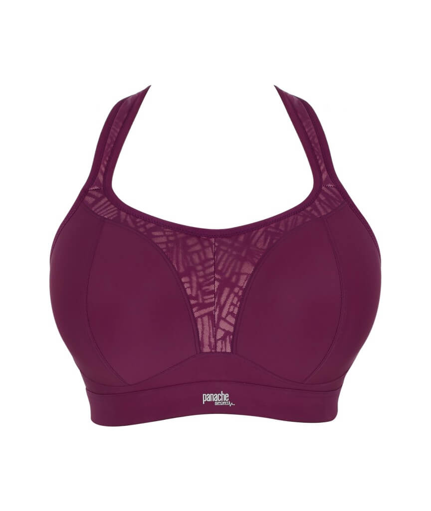 Panache Sport Boundless Wire-free Sports Bra - Berry/Chalk