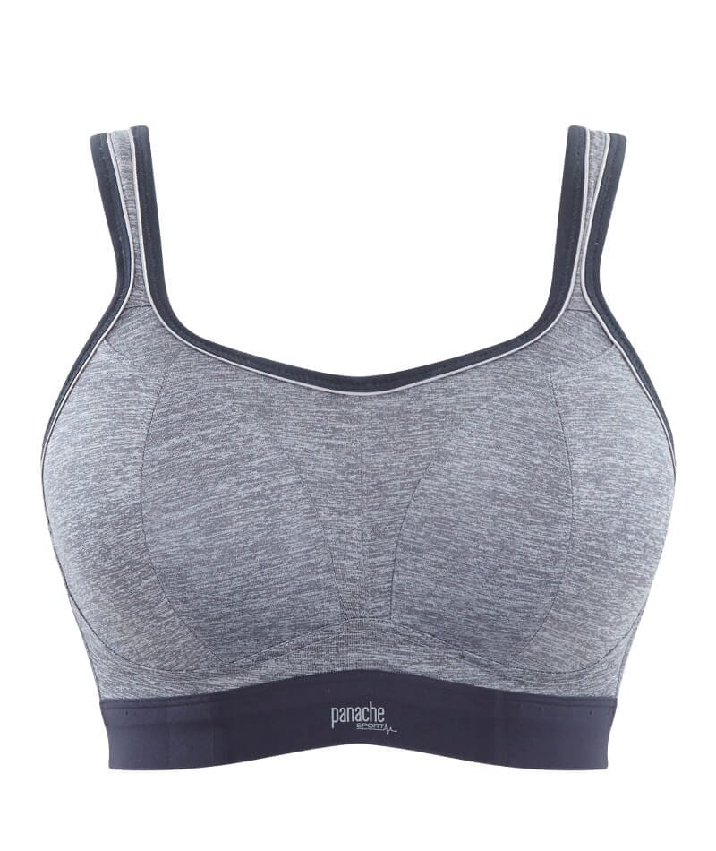 Panache Sport Boundless Wire-free Sports Bra - Charcoal Marle Bras 