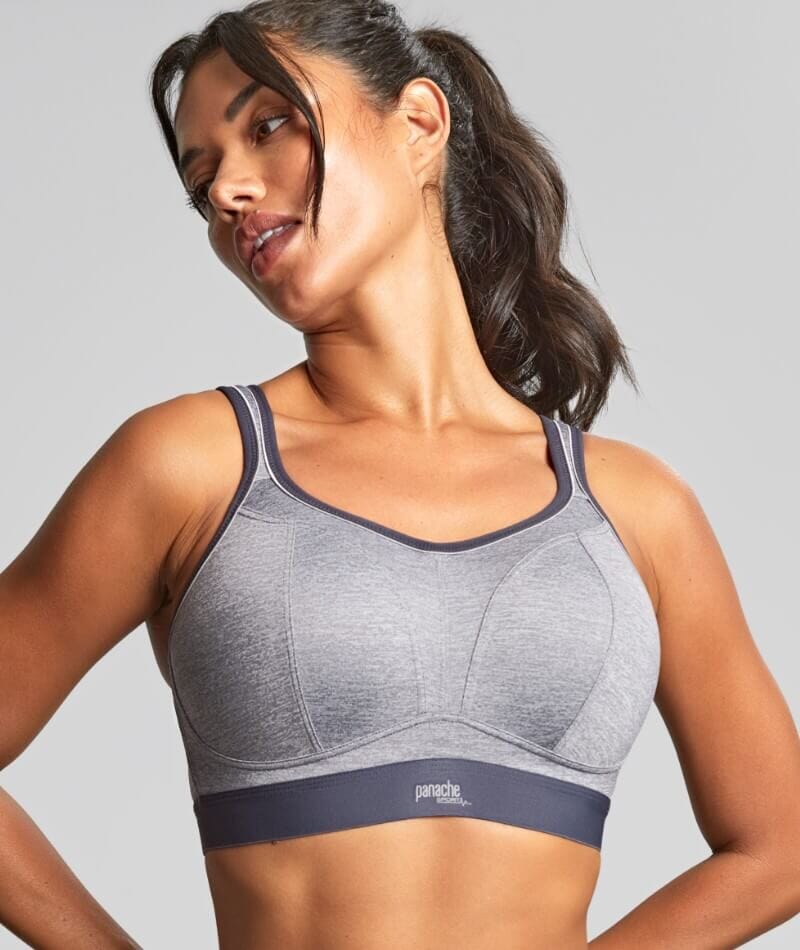 Panache Sport Boundless Wire-free Sports Bra - Charcoal Marle Bras 